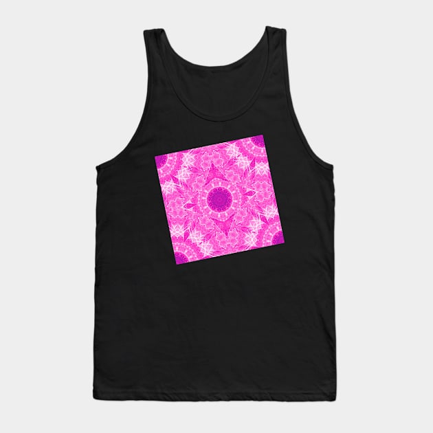 Vibrant pink mandala Tank Top by hereswendy